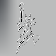 Detailed Embossed Classical Statue Logo