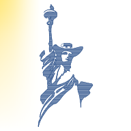 Classical Statue Logo with Hat