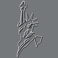 Embossed Classical Statue Logo