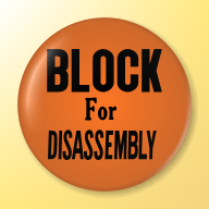 Block for Disassembly 1972